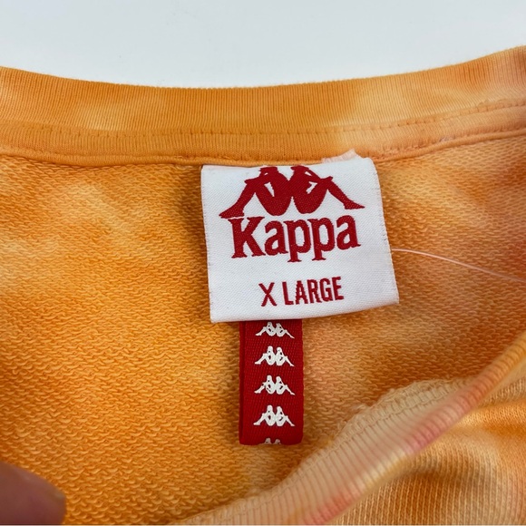 Kappa Authentic Cavosa Cropped Sweatshirt Distressed Crewneck Size XL - Picture 5 of 7